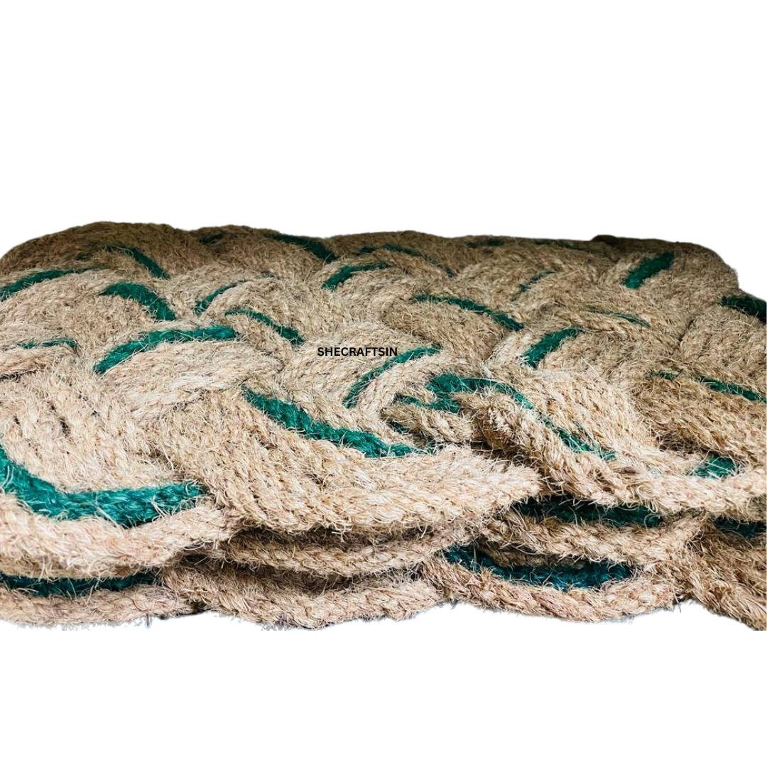 COIR DOOR MAT ( GREEN )