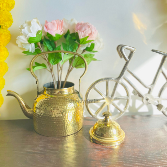 HANDCRAFTED BRASS KETTLE | HOME DECOR
