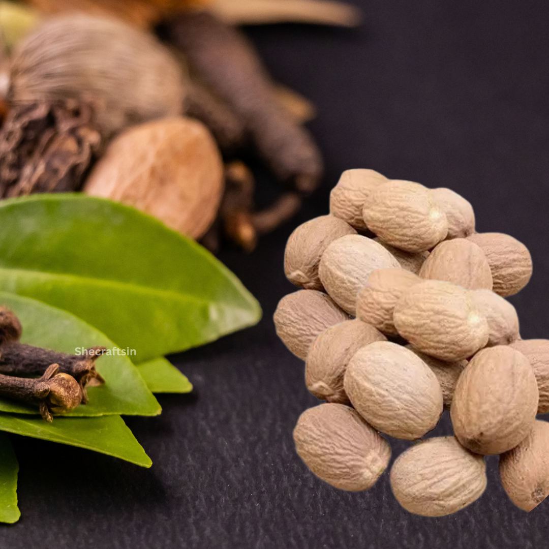 DRIED JATHIKA | NUTMEG SEED | JADHIKAI ( 5 SEEDS )