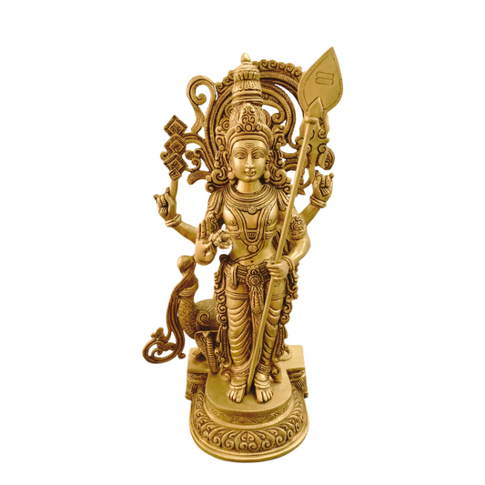 BRASS MURUGAN IDOL | PALANI ANDAVAN SILAI