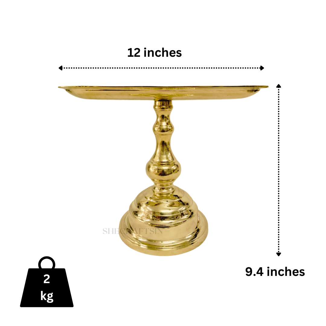 TRADITIONAL HANDCRAFTED PAATHI VILAKKU ( LARGE ) FOR TEMPLE POOJA RITUALS | PATHI VILAKKU | FLAT LAMP