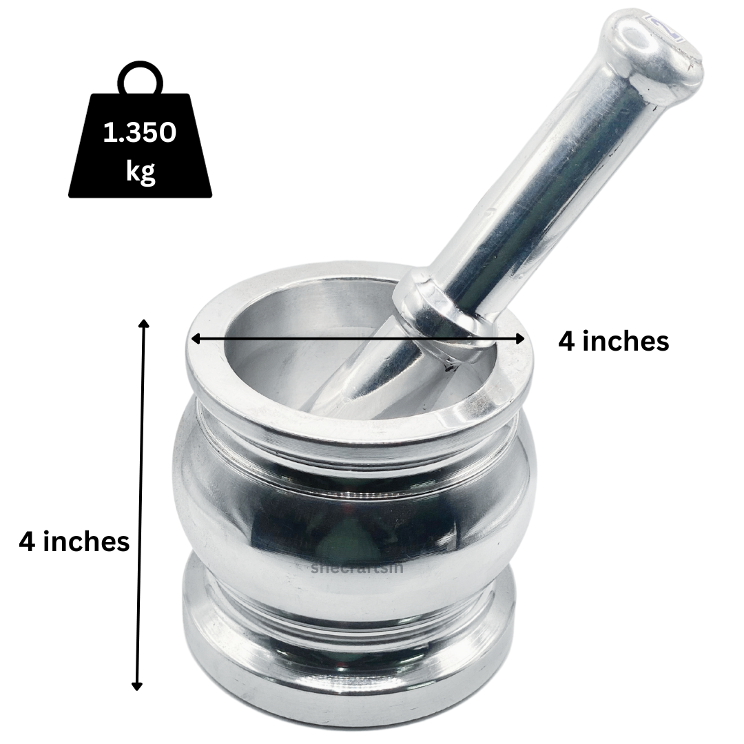 STAINELESS STEEL MORTAR AND PESTLE