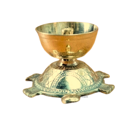 BRASS LAMP WITH TORTOISE | TURTLE DIYA | VASTHU DIYA | VASTU | TORTOISE DEEPAM | DIWALI DIYA