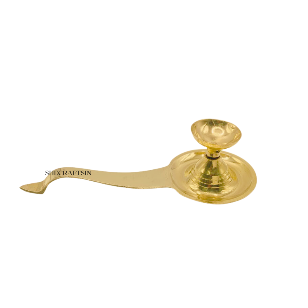 BRASS CAMPHOR HOLDER | KARPOORATHATTU | ARATHI | GANGA ARTI | POOJA RITUALS