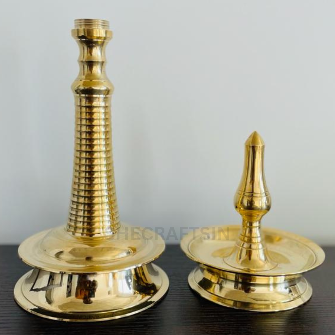 TRADITIONAL KERALA NILAVILAKKU | | KERALA VILAKKU | BRASS OIL LAMP