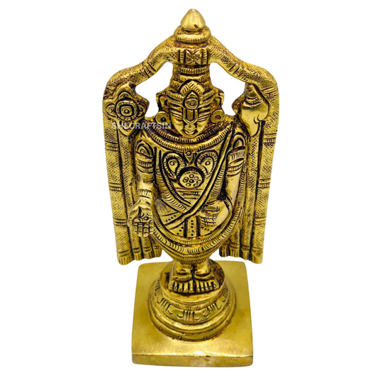 BRASS LORD TIRUPATHI BALAJI STATUE