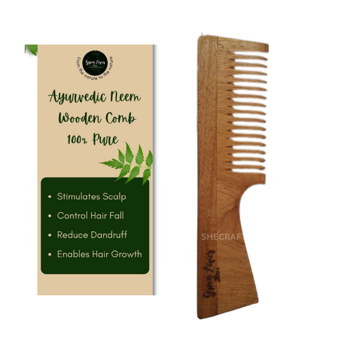 AYURVEDIC NEEM WOODEN COMB