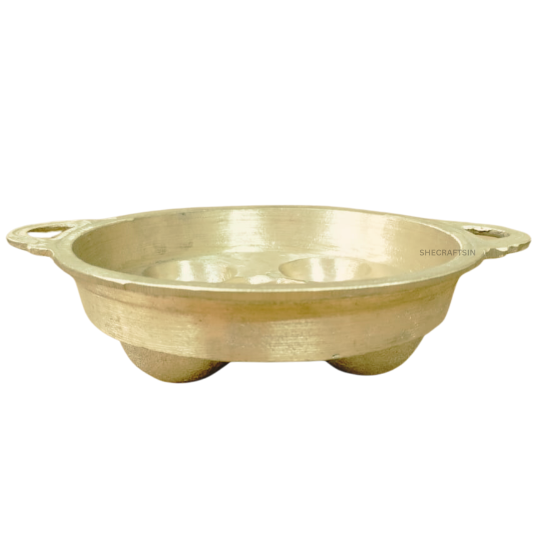 TRADITIOANL HANDMADE BRONZE UNNIYAPPAM MAKER | 5 CAVITY UNNIYAPPAM MAKER | UNNIYAPPAKARA