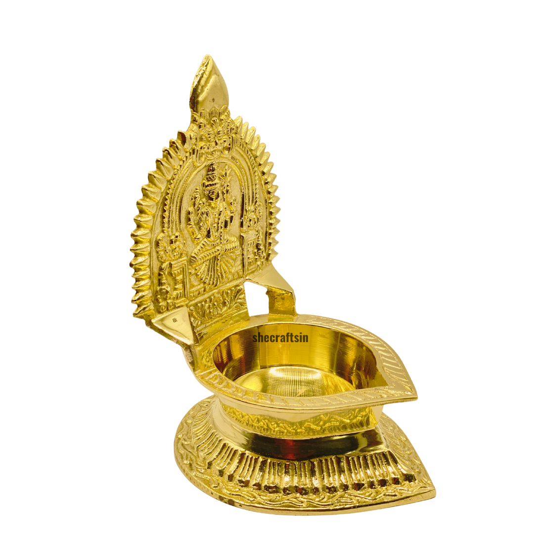 BRASS KAMAKSHI AMMAN LAMP