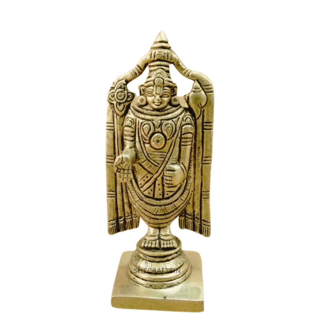 BRASS BALAJI IDOL | THIRUPATHY BALAJI | THIRPATHY VENKATESWARA | STATUE | SHECRAFSTIN