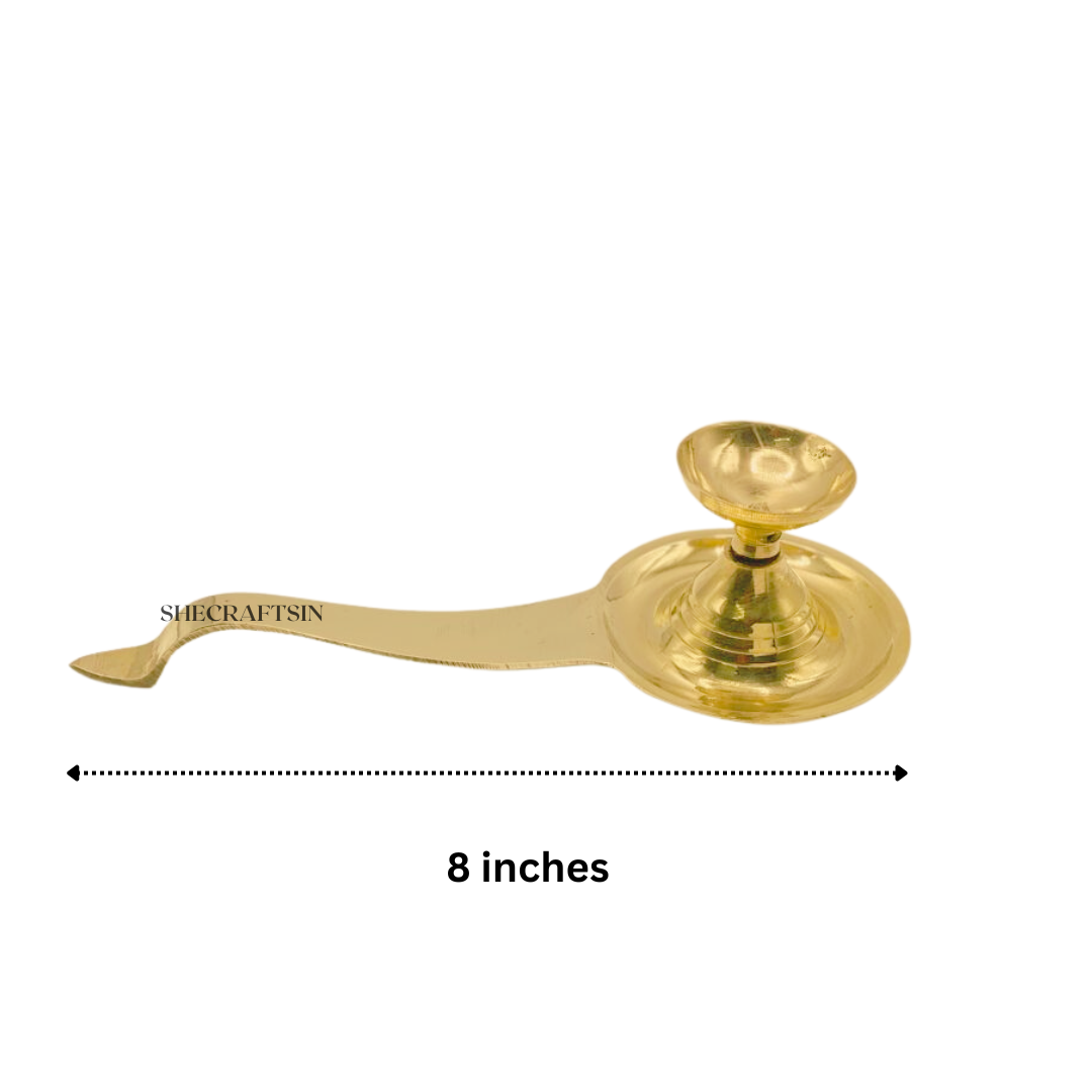 BRASS CAMPHOR HOLDER | KARPOORATHATTU | ARATHI | GANGA ARTI | POOJA RITUALS