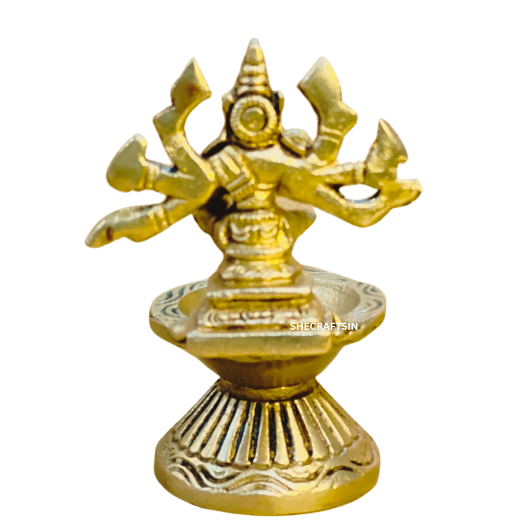 VARAHI AMMAN LAMP | VARAHI DIYA | BRASS DIYA | VARAHI VILAKKU POOJA | VARAHI DEEPAM | VARAGI AMAMN | 4 INCHES HEIGHT