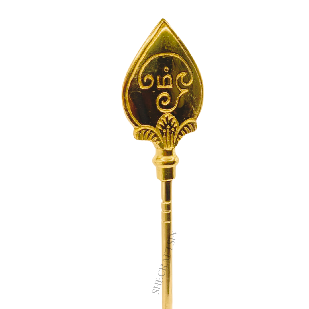 BRASS VEL WITH STAND | MURUGAN VEL | PALANI ANDAVAN BRASS SPEAR