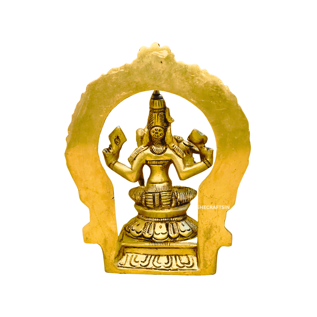 BRASS KAMAKSHI AMMAN STATUE | KAMAKSHI AMMAN SILAI