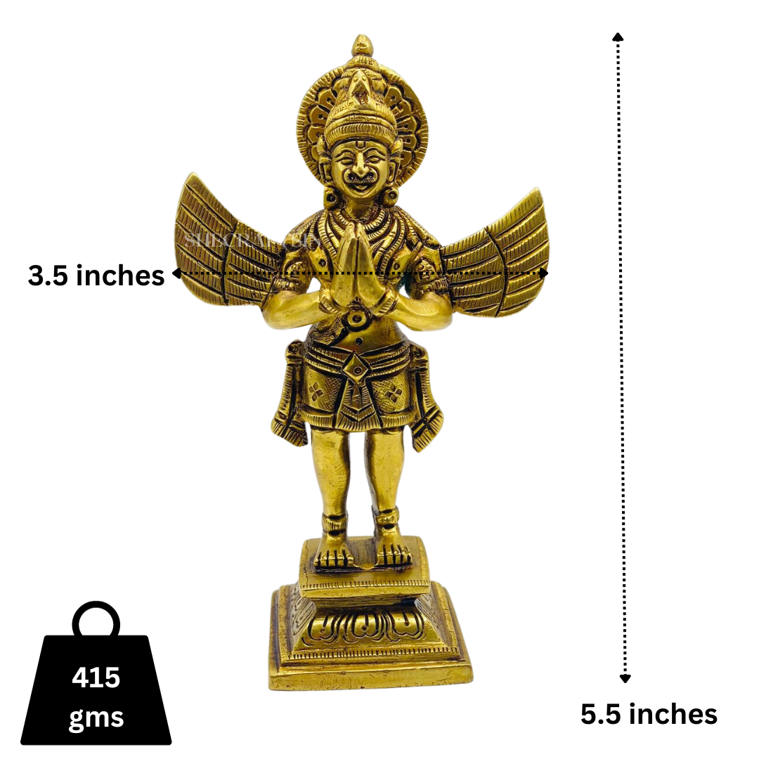 BRASS GARUDA DEVAN STATUE
