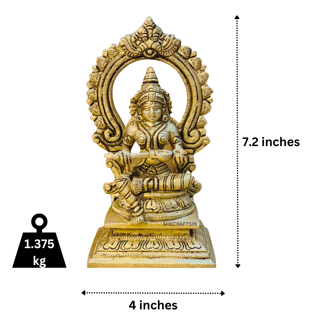 BRASS ANNAPOORNI STATUE ( LARGE SIZE ) | ANNAPURNI | DEVI STATUE | DIETY | ANNAPOORNESHWARI | ANNAPURNA | ANNAPURNI SILAI