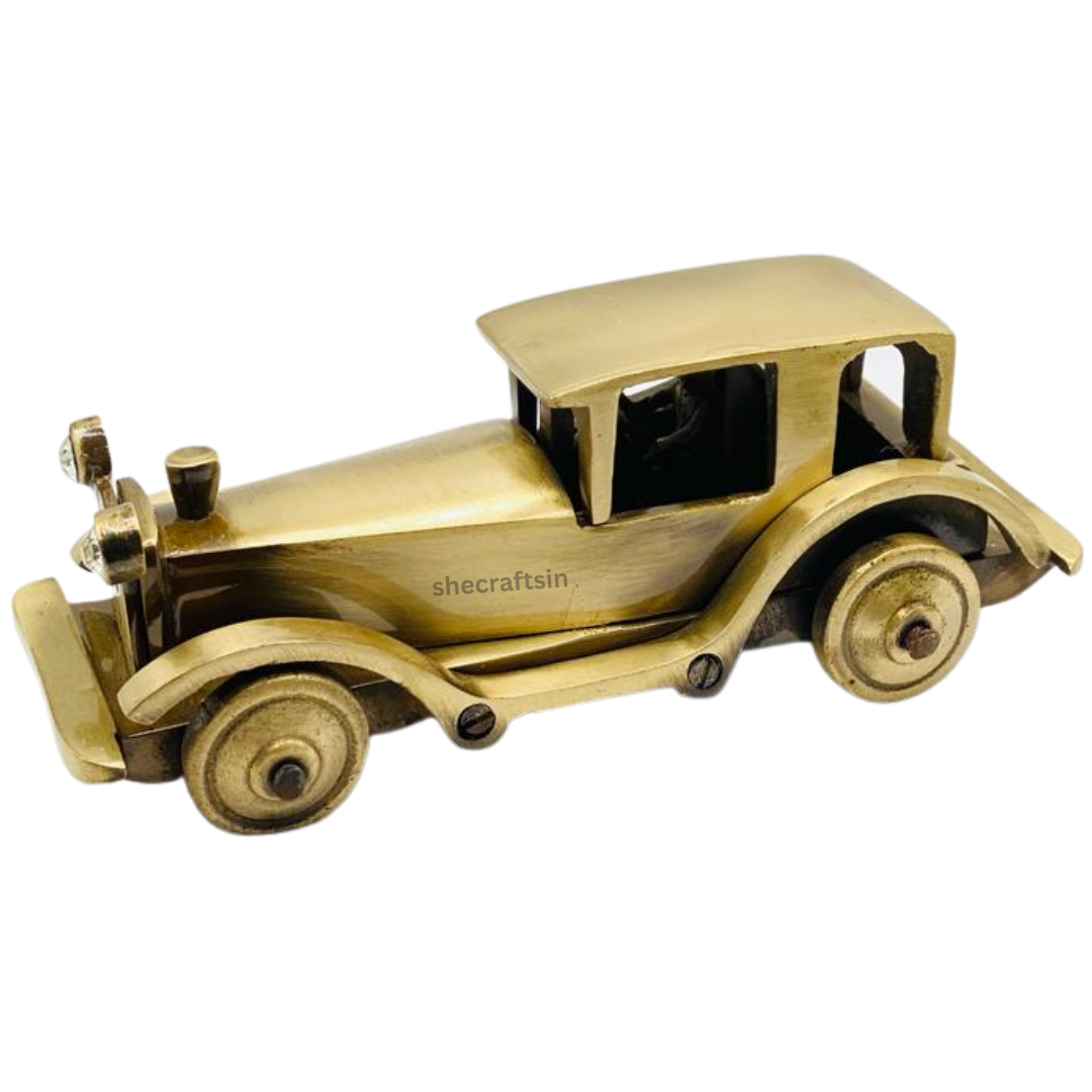 BRASS VINTAGE MOTOR CAR