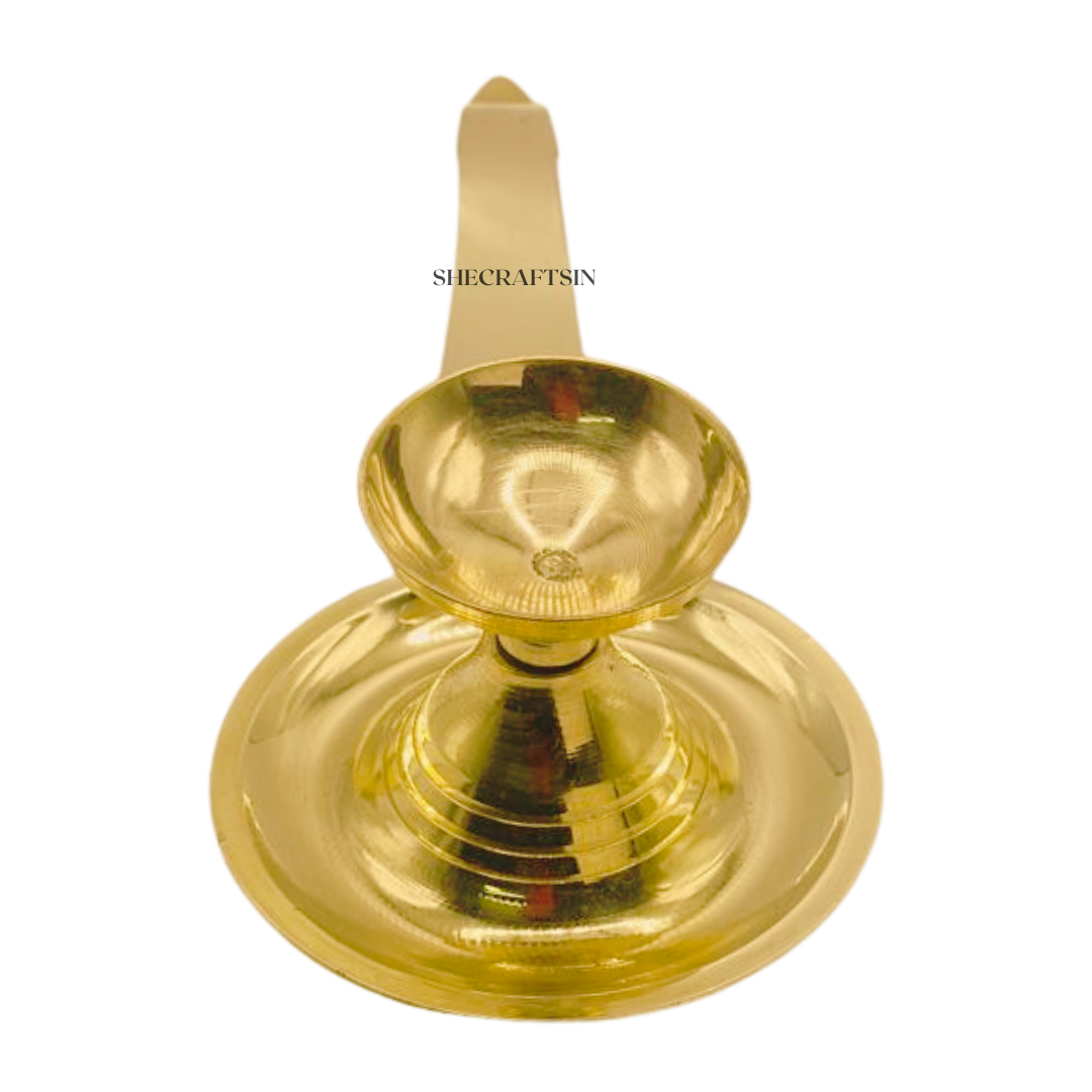 BRASS CAMPHOR HOLDER | KARPOORATHATTU | ARATHI | GANGA ARTI | POOJA RITUALS
