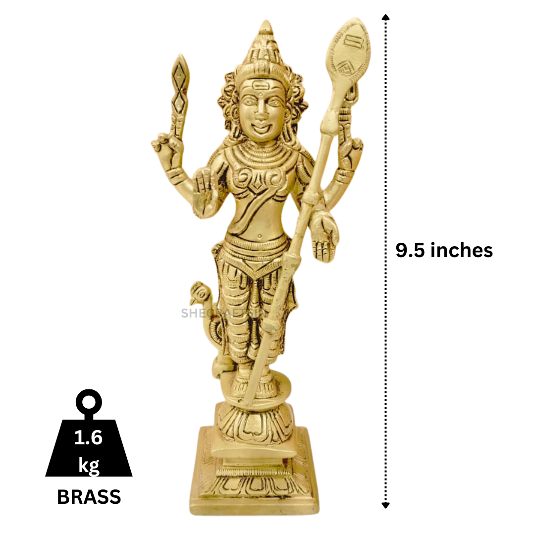 BRASS MURUGAN IDOL | BRASS VELAYUDHAN STATUE | PALANI MURUGAN | SKANDAN | PALANI ANDAVAN | MURUKAN