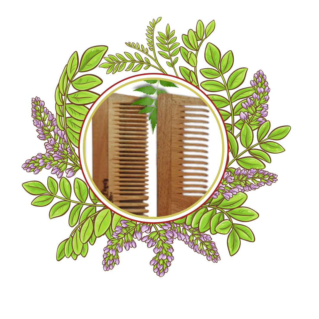 AYURVEDIC NEEM WOODEN COMB
