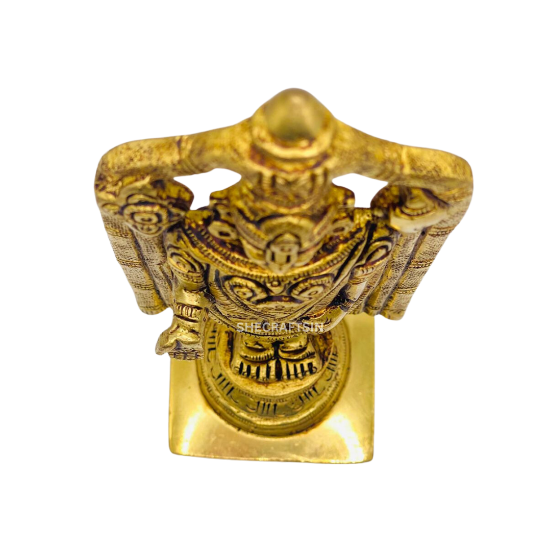 BRASS LORD TIRUPATHI BALAJI STATUE