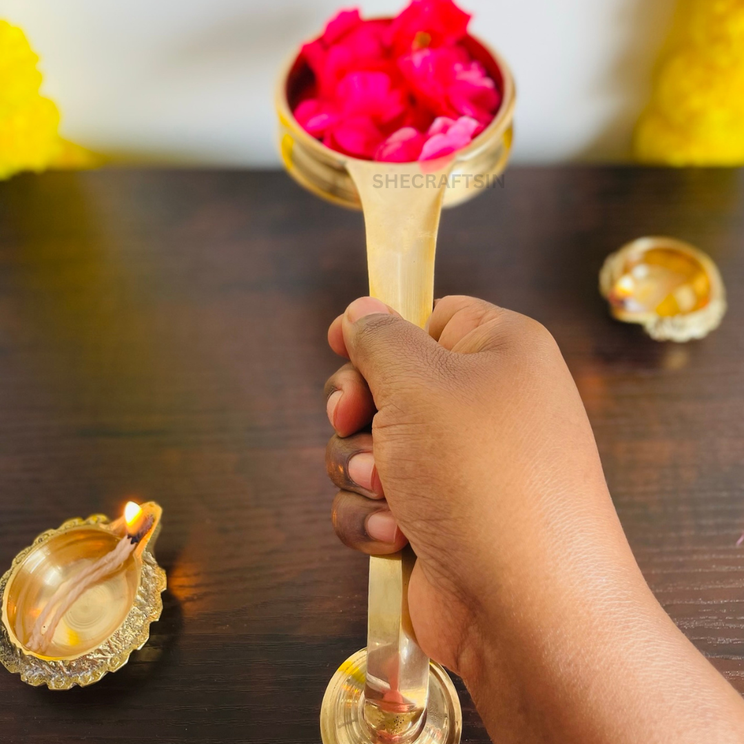 TRADITIONAL VAL URULI FOR HOME DECORATION | NAIVEDYAM URULI | PRASADAM URULI | FLOWER DECOR