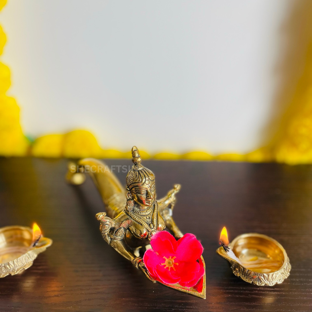 BRASS DEEPALAKSHMI | NAGADEVI | DECORATION DIYA