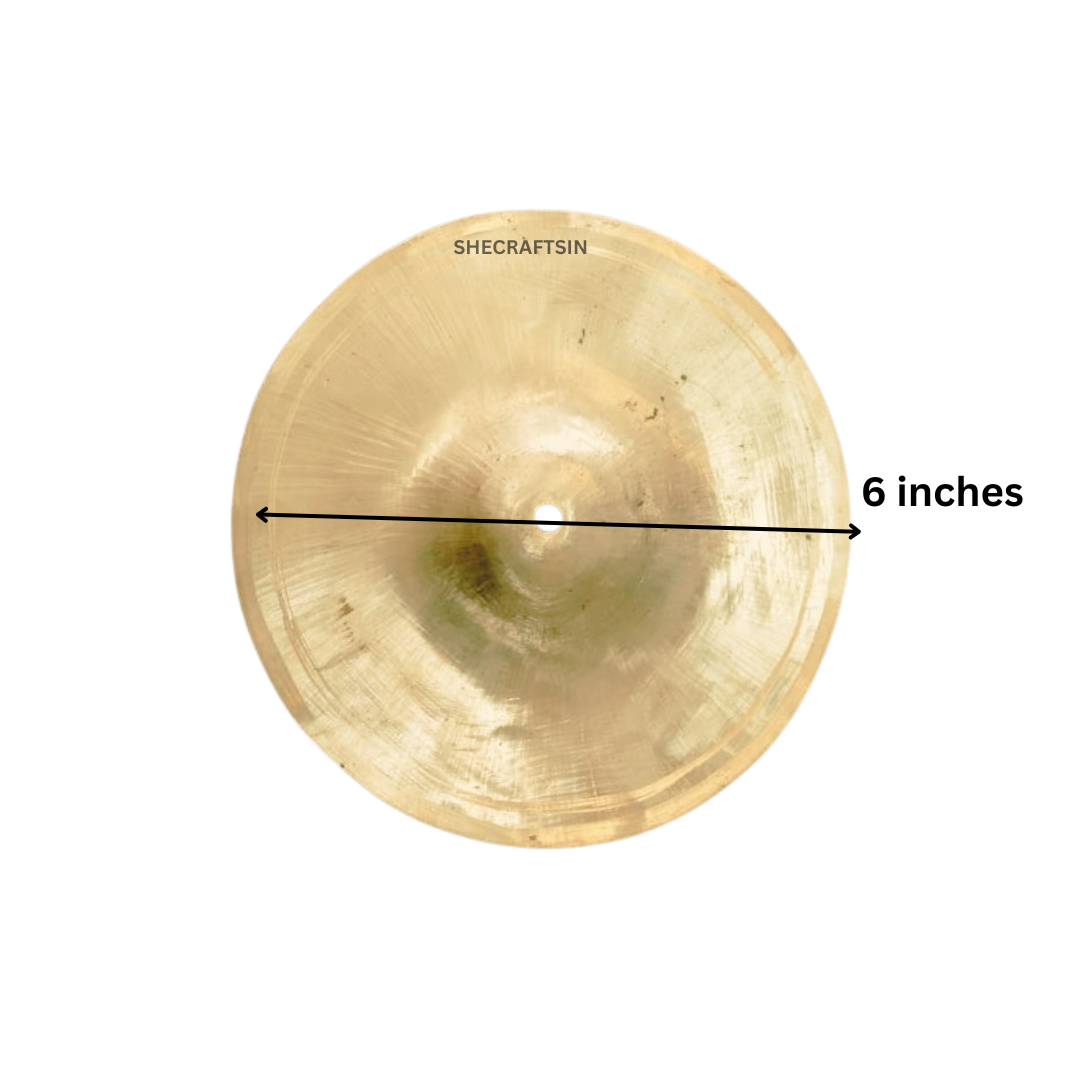 BRONZE HAND CYMBAL ( ILATHALAM ) PAIR