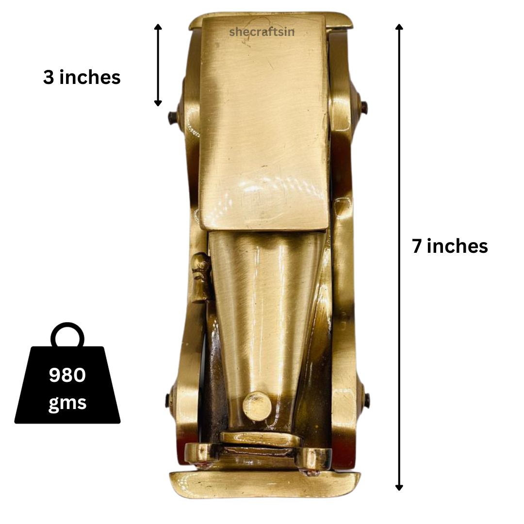 BRASS VINTAGE MOTOR CAR