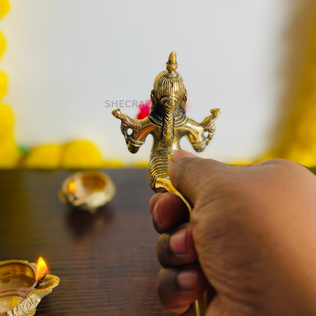 BRASS DEEPALAKSHMI | NAGADEVI | DECORATION DIYA
