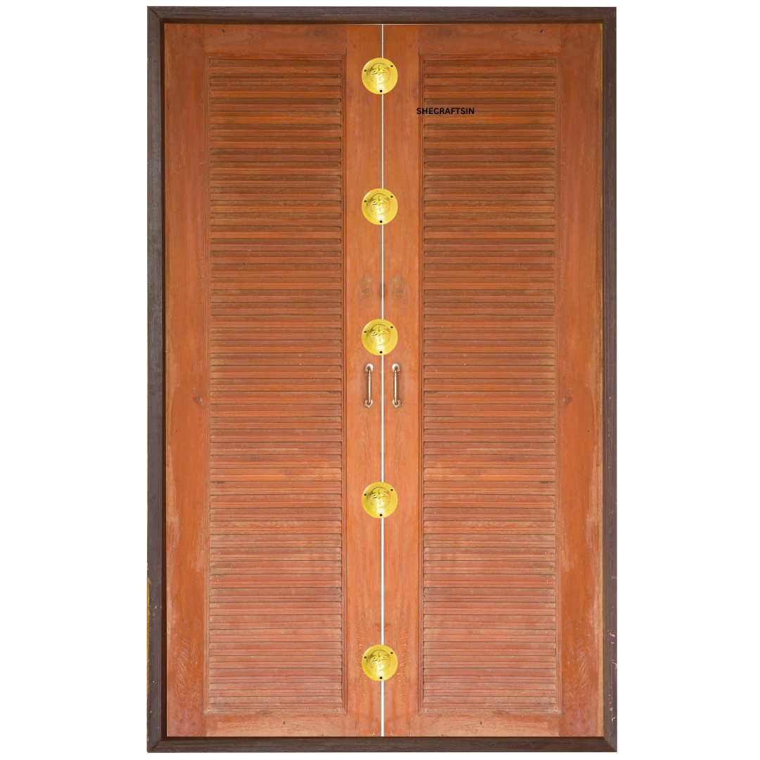 BRASS DOOM ( 10 pieces ) | BRASS ROUND DOOM FOR DOORS | DOOR FITTINGS | DOOR ACCESSORIES |