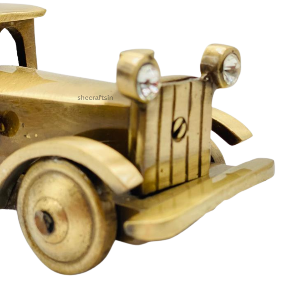 BRASS VINTAGE MOTOR CAR