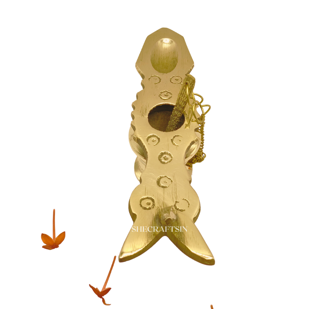 BRASS ASHTAMANGALYA VILAKKU SMALL SIZE | CHANGALAVATTA