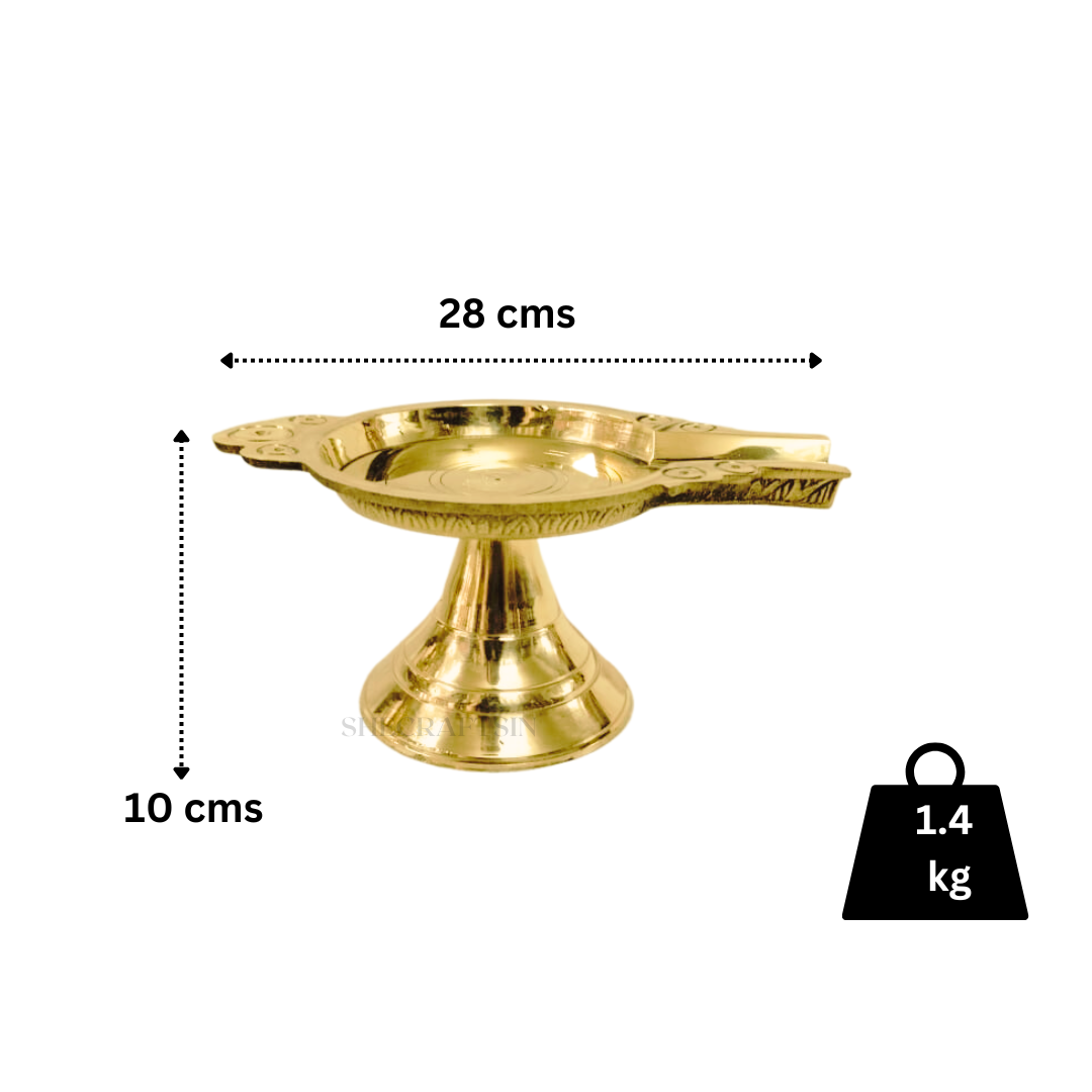 BRASS ABHISHEKA PATHRA | ABHISHEKA STAND | POOJA STAND FOR IDOLS