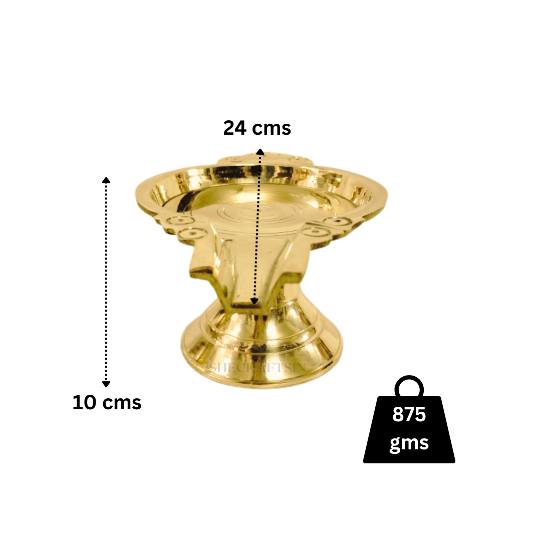 BRASS ABHISHEKA PATHRA | ABHISHEKA STAND | POOJA STAND FOR IDOLS