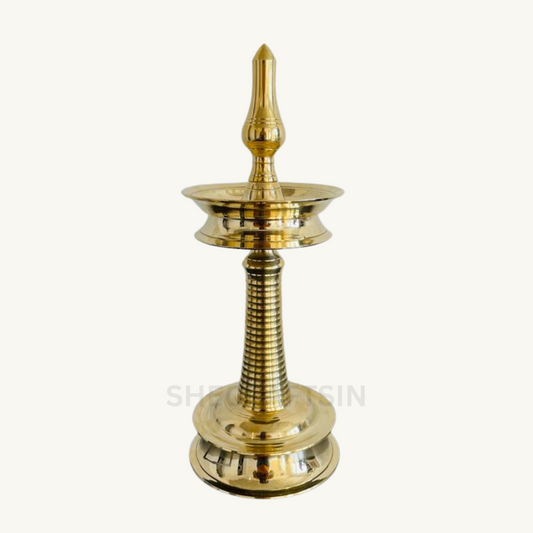 KERALA HANDMADE NILAVILAKKU | OIL LAMP | BRASS OIL LAMP | SHECRAFTSIN