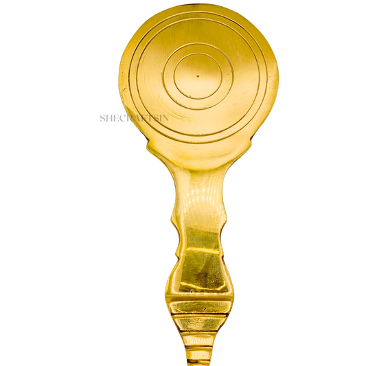 BRASS HANDMADE VALKANNADI | MIRROR FOR VISHUKANI | POOJA PURPOSES