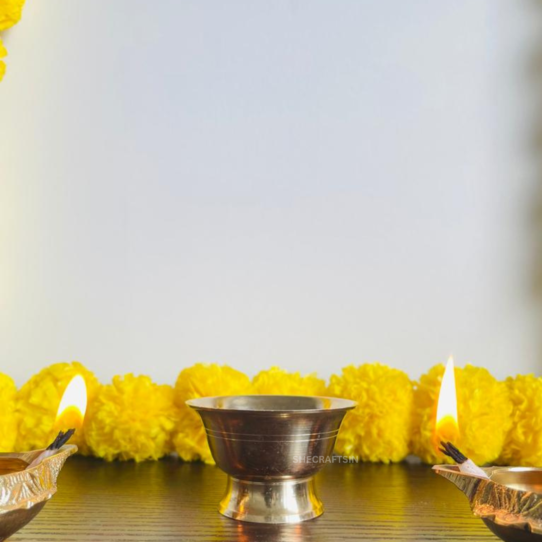 BRASS CHANDANAM  (SANDAL ) BOWL | MULTI PURPOSE POOJA BOWL | CHANDANODAM | CHANDANAM | KUMKUM| TURMERIC BOWL