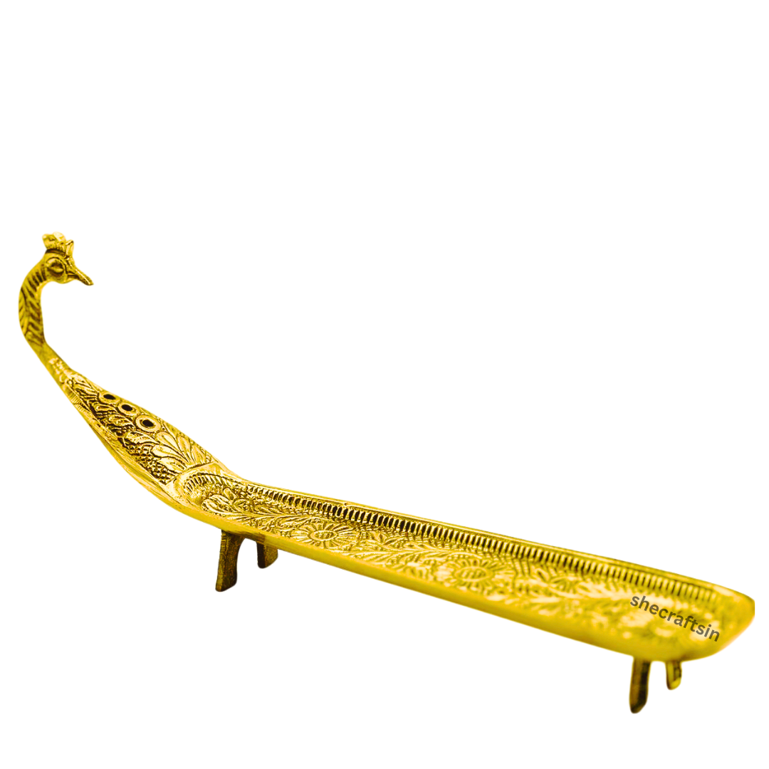 PEACOCK SHAPED AGARBATTI HOLDER