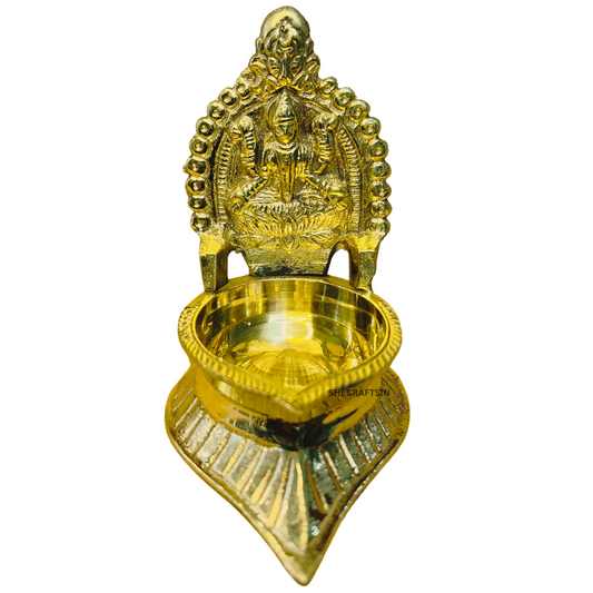 BRASS LAKSHMI LAMP | LAKSHMI DIYA | LEKSHMI DEVI DEEPAM | DIWALI DIYA