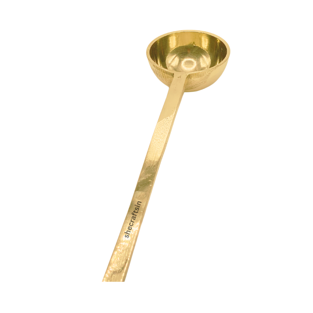 BRASS ROUND LADLE