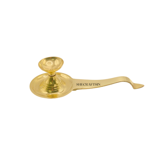 BRASS CAMPHOR HOLDER | KARPOORATHATTU | ARATHI | GANGA ARTI | POOJA RITUALS