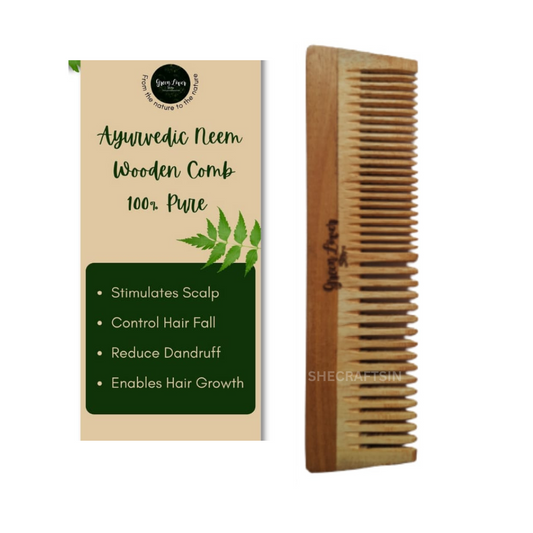 AYURVEDIC NEEM WOODEN COMB