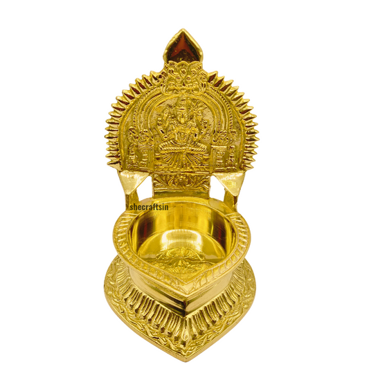 BRASS KAMAKSHI AMMAN LAMP