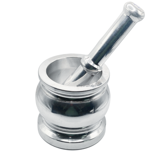 STAINELESS STEEL MORTAR AND PESTLE