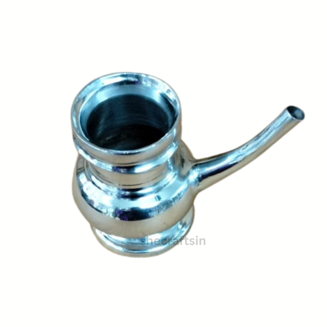 STEEL POOJA KINDI | POOJA WATER CONTAINER | HOLY WATER VESSEL