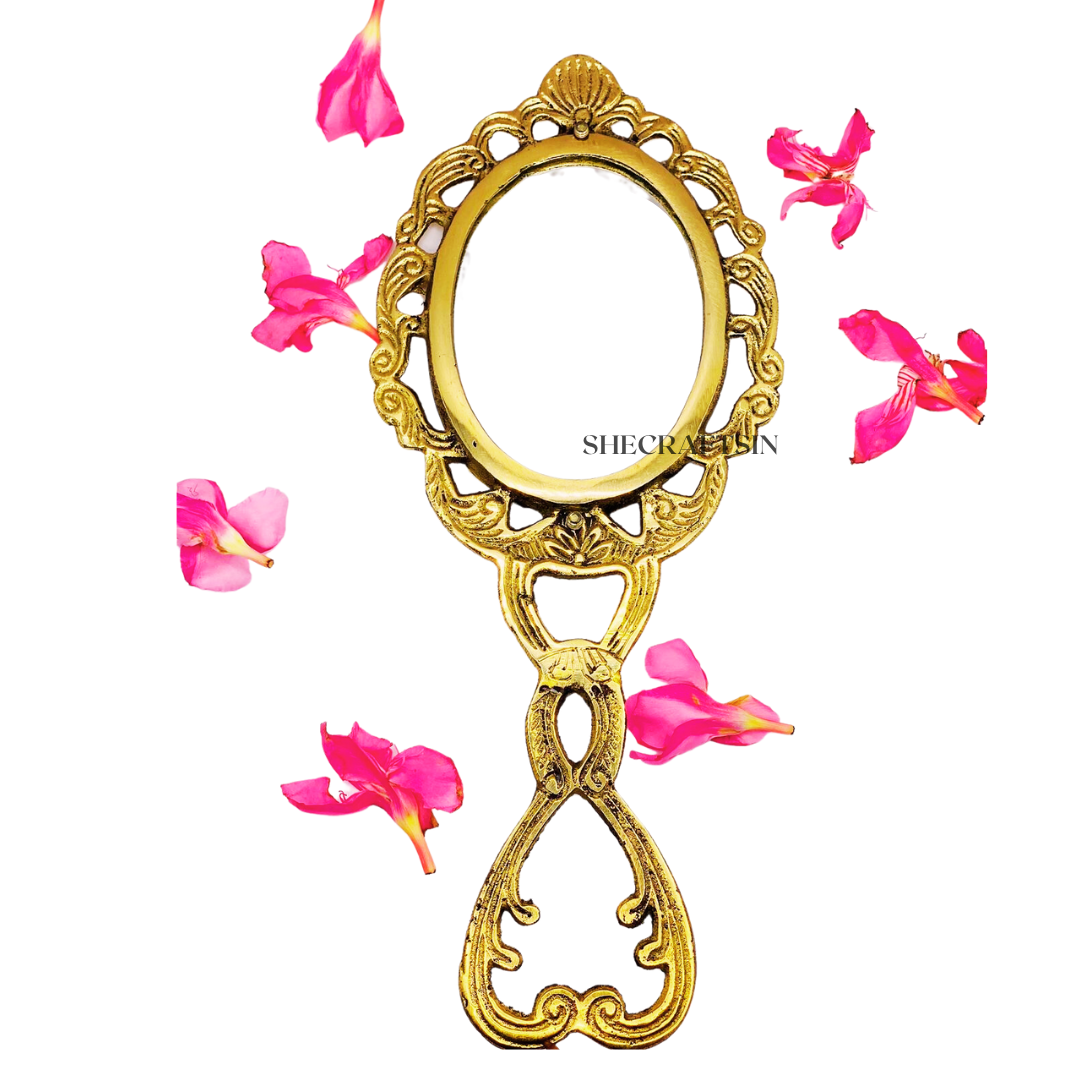 BRASS MIRROR | VALKANNADI  FOR VISHUKANI | RETURN GIFT