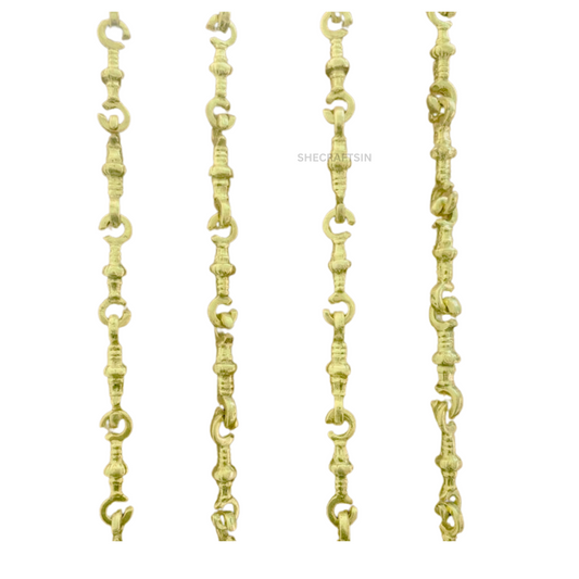 BRASS SWING ROD  FULL SET | JULA SET | MATT FINISH  | AATUNJAL | OONJAL | SWING CHAIN | 7 FEET LENGTH ( EACH CHAIN )