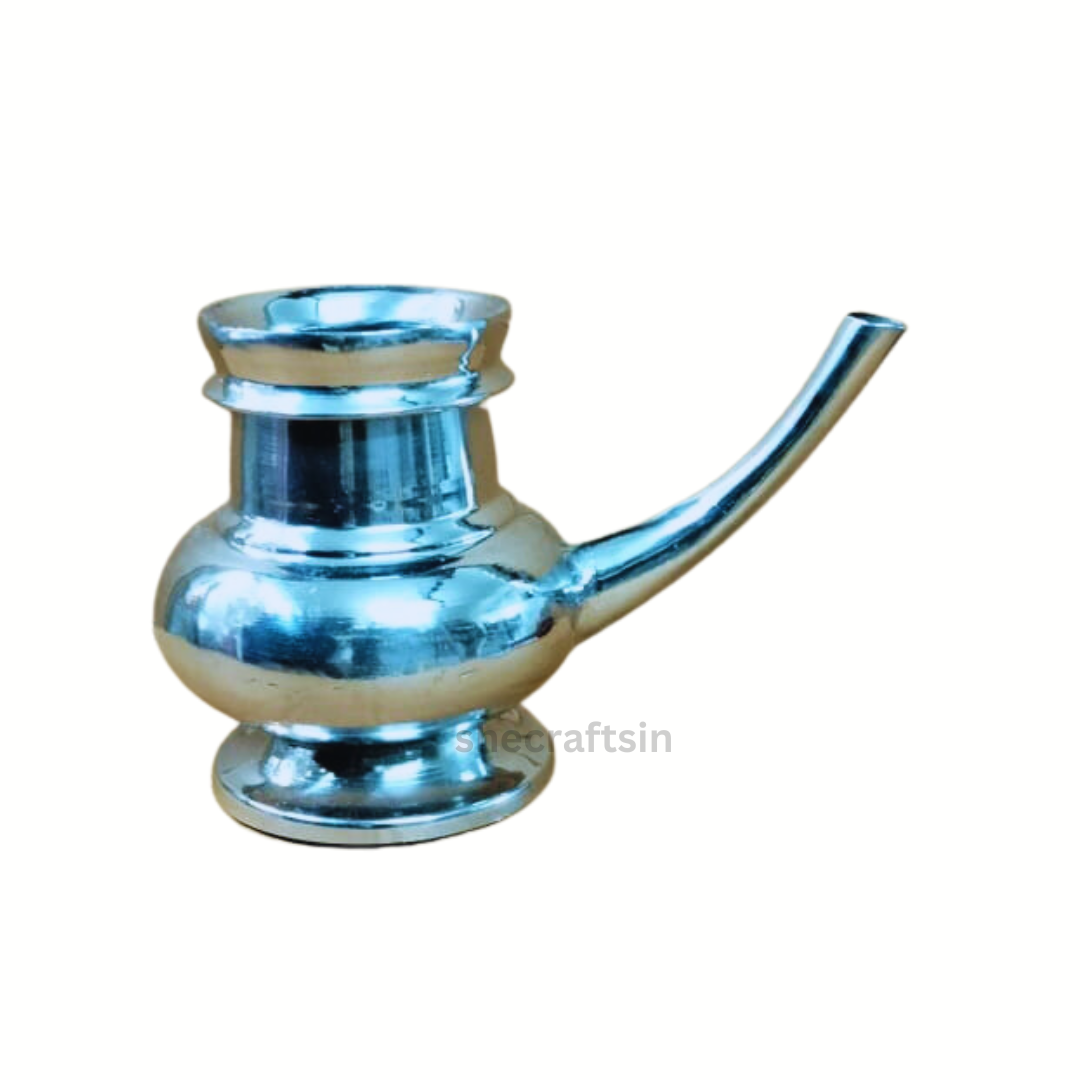 STEEL POOJA KINDI | POOJA WATER CONTAINER | HOLY WATER VESSEL