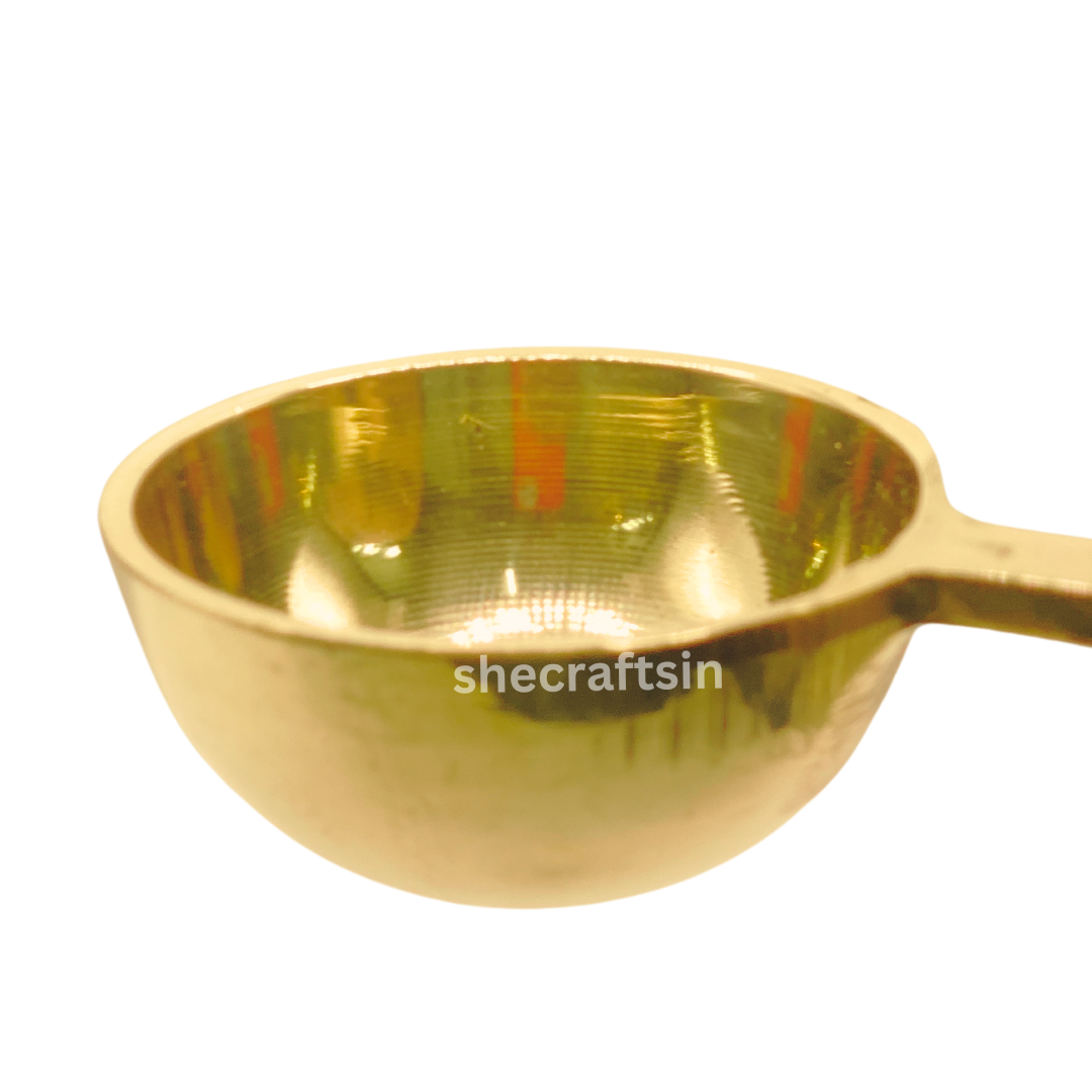 BRASS ROUND LADLE